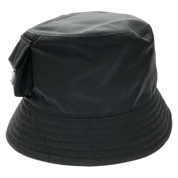 Prada Nylon Hat Black 2HC3502DMIF0002L - Picture 1 of 6